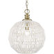 Florence 1 Light 14 inch Brushed Champagne Bronze Pendant Ceiling Light